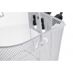 Košík na riadidlá - klipový HT-207C - biely